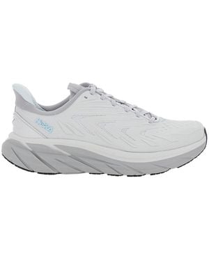 Hoka One One Trainers Clifton Utl Technical Fabric Trainer - White