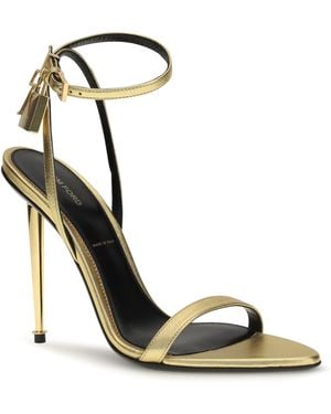 Tom Ford Sandals Lambskin Upper - Metallic