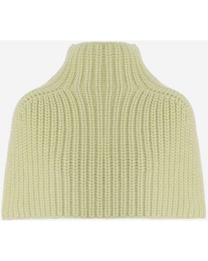Sa Su Phi Shawl Cape Knit Cashmere Capes - Green