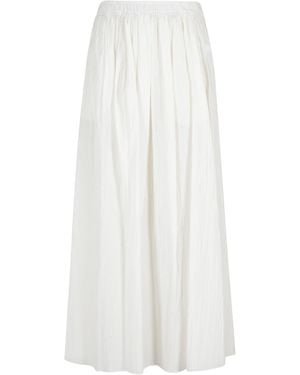 Tela Gonna Costa Cotone Poliammide - White