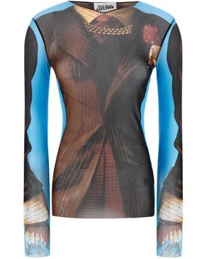 Jean Paul Gaultier Polyamide Dress Shirt - Blue