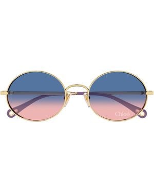 Chloé Ch0326S Aly – Linea Metallo Sunglasses - Blue