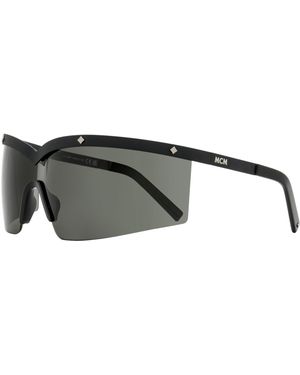 MCM Geometric-Stud Shield Sunglasses in Grey | Lyst UK display picture 1