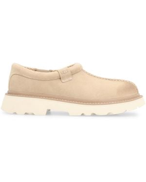 UGG Tasman Lug Sabot Wool Slippers - Natural