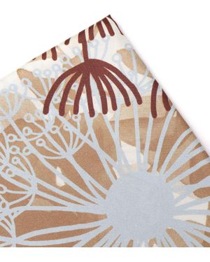 Lancel Feux Dartif Scarf Silk Neckerchief - White