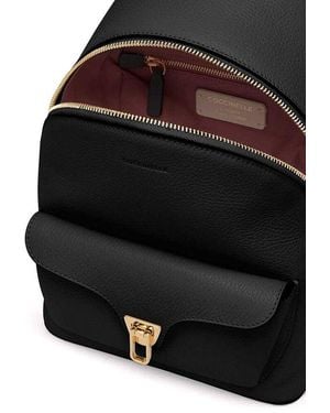 Coccinelle Backpack Genuine Leather Bags Backpacks - Black