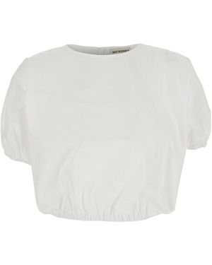 Roy Rogers Shirt Sh) Puff With Sleeves - White