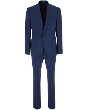 Emporio Armani Suit Suit - Blue