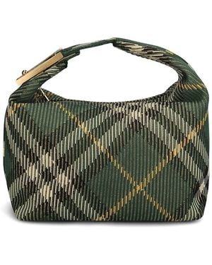 バッグ・カバンその他 Burberry Medium bucket bag with Lichen-colour Check pattern Burberry Check Bucket Bag | Neutrals | FARFETCH