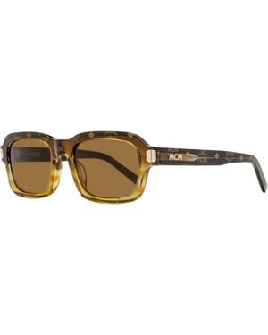 MCM Rectangular Sunglasses Mw0030 47J 53Mm Plastic (Acetate) - Black
