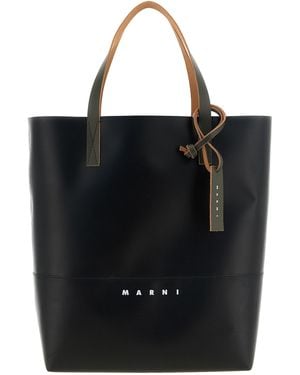 Marni Polyester Tote Bag - Black