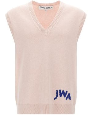 JW Anderson 'Jwa' Vest - Pink