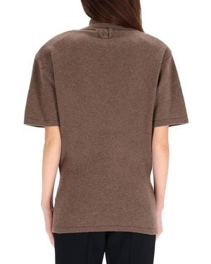 Jacquemus Chestnut Jersey Knit Main: Wool Sweaters - Brown