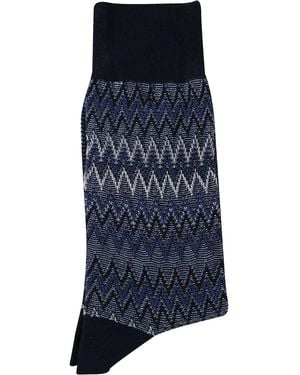 Missoni Short Socks - Blue