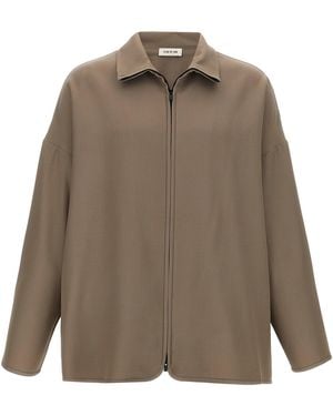 Fear Of God Virgin Wool Blend Jacket - Natural