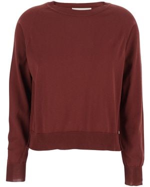 Jucca Cotton Round Neck Pull Jersey - Red