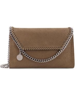 Stella McCartney Falabella Wallet Shaggy Deer Shoulder Bag - Brown