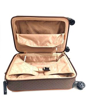 Michael Kors Suitcase 89.Coated Canvas Bags Suitcases - Natural