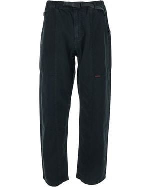 Gramicci Pants With Elastic Waist And Cotton Belt Pants - Black