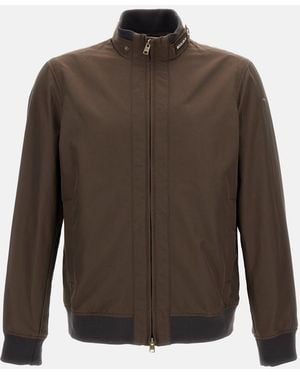 Woolrich Spring Lewis Bomber Jacket - Brown