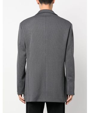 Random Identities Punto Tessuto Blazer - Gray