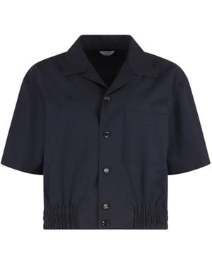 Bottega Veneta Wool Shirt - Blue