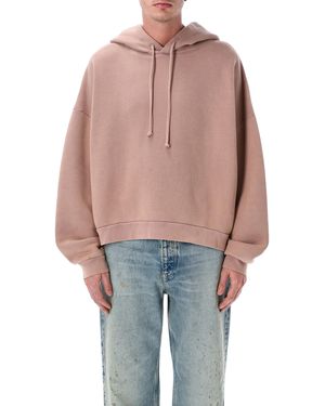 Acne Studios Rubber Stamp Logo Hoodie - Blue