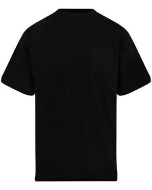 Sacai T-Shirts And Polos Cotton - Black