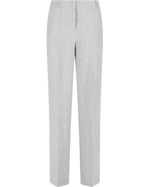 Kiltie Pantalone Andrea Lino Pantaloni - Gray