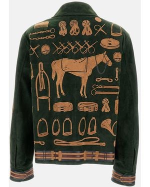 Ralph Lauren Suede Jacket - Green