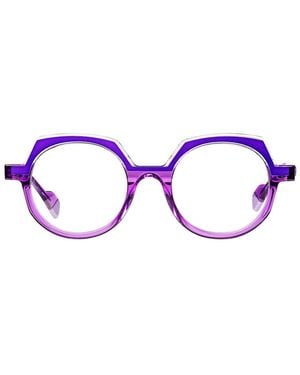 Matttew Octa 1736 Viola Cristallo Glasses - Purple