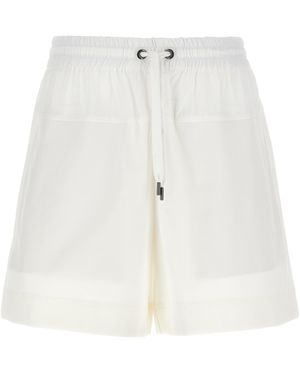 Brunello Cucinelli Paneled Track Shorts - White
