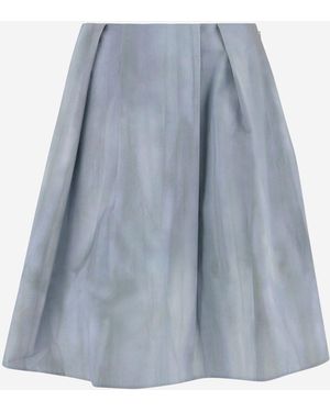 Vince Cotton Skirt - Blue