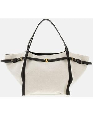 Tod's Medium Fabric Shopping Bag - Multicolor