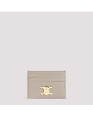 Celine Triomphe Calfskin Card Holder - Multicolour
