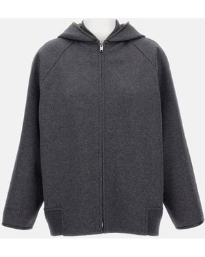 Bottega Veneta Wool Caban - Blue