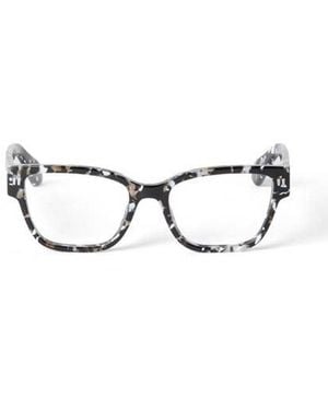 Off-White c/o Virgil Abloh Frame And Lens Eyeglasses - Brown