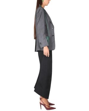 Bottega Veneta Chevron Pattern Jacket - Grey