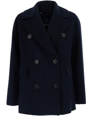 Max Mara Wool Coat Camilla - Blue