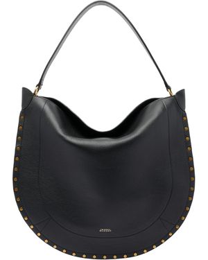 Isabel Marant Oskan Hobo Bag - Black