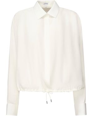 Loewe Silk Balloon Shirt - White