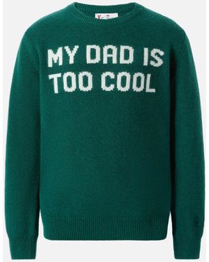 MC2 Saint Barth Jumper Douglas With My Dad Is Too Cool Jacquard - Green