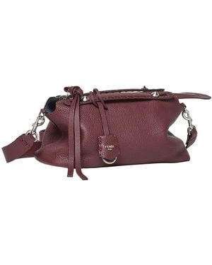 Fendi Leather Handbag By The Way Handbags - Purple