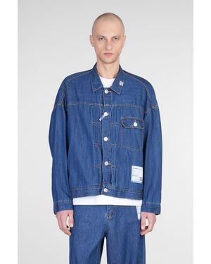 Maison Mihara Yasuhiro Denim Jackets - Blue