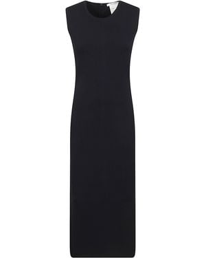 Max Mara Pure Abito Crepe Di Viscosa Pangus - Blue