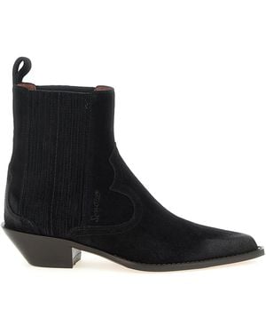 Sonora Boots Hernan Ankle Boots Calfskin Leather (Bos Taurus) Boots - Black