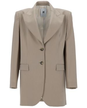 PT Torino Wool Jacket Victoria Virgin - Natural