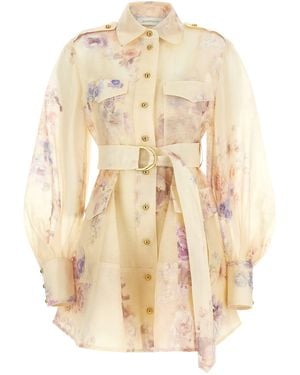 Zimmermann Hypnotic Utility Mini Dress - Natural