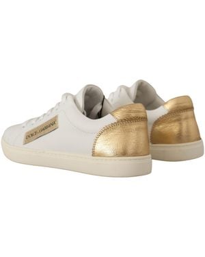 Dolce & Gabbana Leather Sneakers - Black