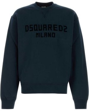 DSquared² Midnight Cotton Sweatshirt - Blue